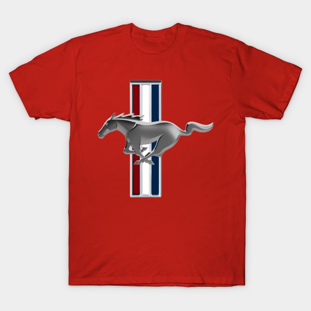 Mustang Stripe T-Shirt by one-broke-kid